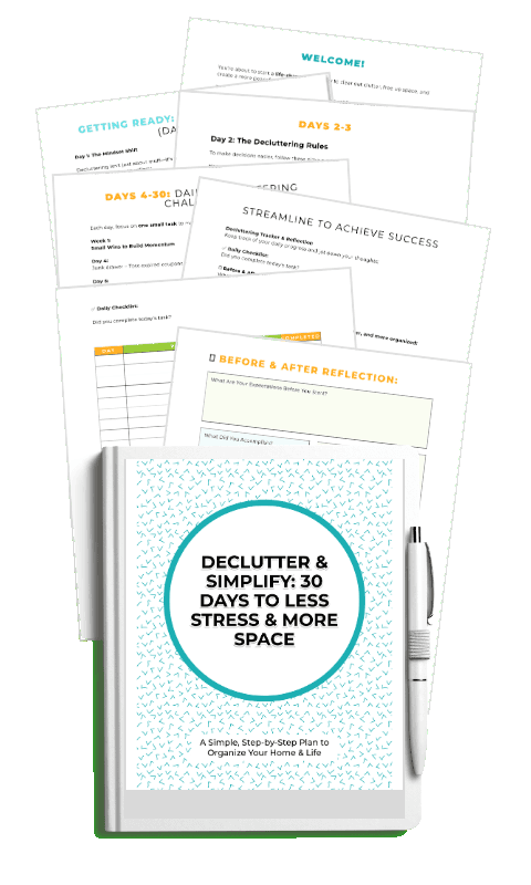 Declutter & Simplify: 30 Days to Less Stress & More Space